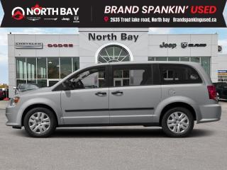 <b>Leatherette and Suede Seats,  Leather Steering Wheel,  Aluminum Wheels,  Dual-Zone AC,  Steering Wheel Audio Control!</b><br> <br> <b>Out of town? We will pay your gas to get here! Ask us for details!</b><br><br> <br>Unleash the ultimate in family adventures with the epitome of comfort, style, and performance! This Grand Caravan is packed with features designed for you and your family. Contact us to book a test drive! Fully inspected and reconditioned for years of driving enjoyment!<br><br>Features: 115-Volt Auxiliary Power Outlet, 2nd Row Overhead DVD Console, 3rd row seats: split-bench, 6 Speakers, A/C w/Tri-Zone Automatic Temperature Control, ABS brakes, AM/FM radio, Automatic Headlamps, Block heater, CD player, Front fog lights, Front Heated Seats, Garmin Navigation, HDMI Port, Heated Steering Wheel, Left 2nd Row Window Shades, Left Power Sliding Door, Overhead Ambient Surround Lighting, ParkView Rear Back-Up Camera, Power driver seat, Power Liftgate, Premium Package, Quick Order Package 29B, Remote keyless entry, Right 2nd Row Window Shades, Right Power Sliding Door, Single-DVD Entertainment System (DISC), Touring Suspension, Traction control, Universal Garage Door Opener, Video Remote Control, Wheels: 17 x 6.5 Tech Silver Aluminum, Wireless Headphones. FWD 6-Speed Automatic Pentastar 3.6L V6 VVT<br><br>All in price - No hidden fees or charges! O~o At North Bay Chrysler we pride ourselves on providing a personalized experience for each of our valued customers. We offer a wide selection of vehicles, knowledgeable sales and service staff, complete service and parts centre, and competitive pricing on all of our products. We look forward to seeing you soon. *Every reasonable effort is made to ensure the accuracy of the information listed above, but errors happen. We reserve the right to change or amend these offers. The vehicle pricing, incentives, options (including standard equipment), and technical specifications listed, may not match the exact vehicle displayed. All finance pricing listed is O.A.C (on approved credit). Please confirm with a sales representative the accuracy of this information and pricing.<br><br>*Prices include a $2000 finance credit. Cash Purchases are subject to change. Every reasonable effort is made to ensure the accuracy of the information listed above, but errors happen. We reserve the right to change or amend these offers. The vehicle pricing, incentives, options (including standard equipment), and technical specifications listed, may not match the exact vehicle displayed. All finance pricing listed is O.A.C (on approved credit). Please confirm with a sales representative the accuracy of this information and pricing. Listed price does not include applicable taxes and licensing fees. Previous Daily Rental<br> To view the original window sticker for this vehicle view this <a href=http://www.chrysler.com/hostd/windowsticker/getWindowStickerPdf.do?vin=2C4RDGCG7LR258894 target=_blank>http://www.chrysler.com/hostd/windowsticker/getWindowStickerPdf.do?vin=2C4RDGCG7LR258894</a>. <br/><br> <br/><br> Buy this vehicle now for the lowest bi-weekly payment of <b>$200.11</b> with $3000 down for 84 months @ 8.99% APR O.A.C. ( Plus applicable taxes -  platinum security included  / Total cost of borrowing $9424   ).  See dealer for details. <br> <br>All in price - No hidden fees or charges! o~o