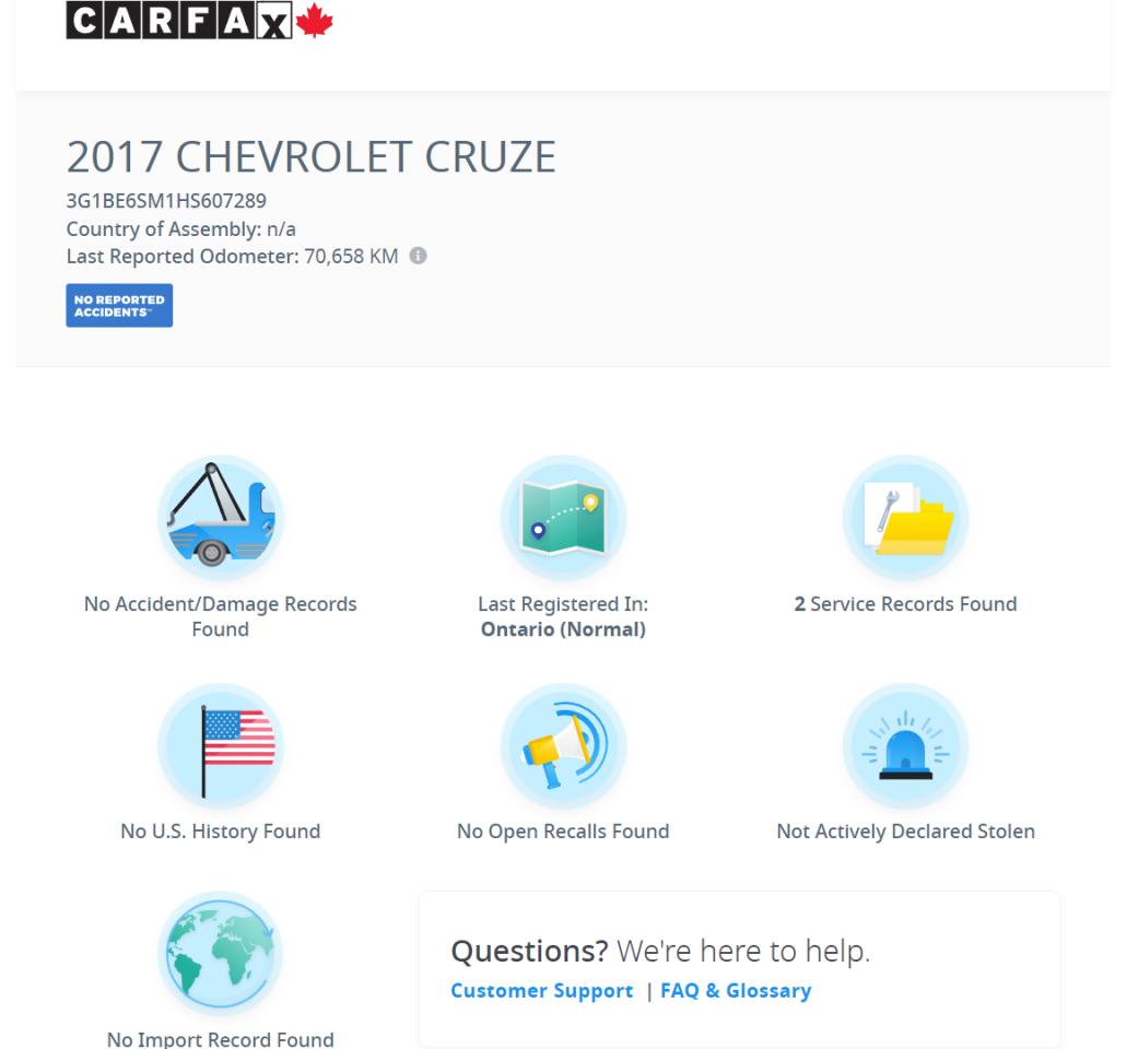 2017 Chevrolet Cruze LT+Camera+Remote Start+New Tires+CLEAN CARFAX Photo73