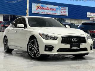 Used 2017 Infiniti Q50 3.0t NAV LEATHER SUNROOF WE FINANCE ALL CREDIT for sale in London, ON