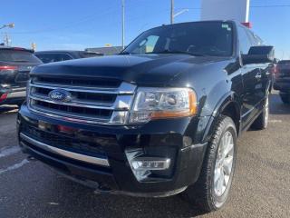Check out this 2017 Expedition Limited! This 8 passenger 4x4 is equipped with back up camera, Bluetooth, leather/power/ heated and cooled seats, navigation, alloy rims, tow package, roof rack, sun roof and so much more. This Expedition has passed the stringent 120 point inspection and has a fresh oil change so you can drive with confidence!
