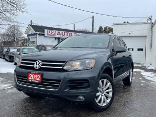 2012 Volkswagen Touareg SPORT Trim/LEATHER/AWD/NAVY/PWR SEATS/CERTIFIED - Photo #1
