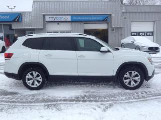 Used 2019 Volkswagen Atlas 3.6 FSI Highline $1000 FINANCE CREDIT!! INQUIRE IN STORE!! PURE WHITE HIGHLINE!! 7 PASS. AWD. NAV. 3RD ROW. PANOROOF. for sale in Kingston, ON
