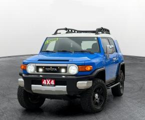 CERTIFIED. NO ACCIDENT. WARRANTY <br><div>
2007 TOYOTA FJ CRUISER 4WD
6 SPEED MANUAL TRANSMISSION SUPER RARE. NICE COLOUR! 

STRONG SUV RUNS AND DRIVERS EXCELLENT. HAS BEEN FULLY RUST PROOFED AND UNDER COATED. 
V6 ENGINE
249000 KMs 

EQUPED WITH: 
-AIR LIFT SUSPENSION
-BLUETOOTH 
-HID LIGHTS 
-HEATED SEATS

?COMES FULLY CERTIFIED ( SAFETY ) INCLUDED WITH MULTIPLE POINTS INSPECTION ALONG WITH CARFAX HISTORY REPORT. 

?ALL OUR CERTIFIED VEHICLES HAVE INCLUDED WARRANTY 

ALL TRADE INS ARE WELCOME WE PAY TOP $ 

# BUY WITH CONFIDENCE, TERMINAL MOTORS IS OMVIC REGISTERED DEALER & A PROUD MEMBER OF THE UCDA ( Used Car dealer Association ). 

PLEASE CONTACT US TO ARRANGE YOUR APPOINTMENT FOR VIEWING AND TEST DRIVE! 


TERMINAL MOTORS 
1421 Speers Rd, Oakville </div>