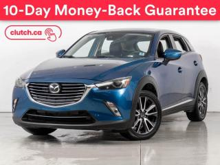 Used 2018 Mazda CX-3 GT AWD W/Bose Audio, Nav, Blind Spot Monitor for sale in Bedford, NS