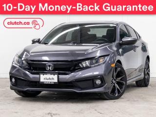 Used 2019 Honda Civic Sedan Sport w/ Apple CarPlay & Android Auto, Adaptive Cruise, A/C for sale in Toronto, ON
