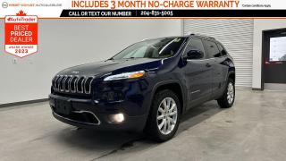 Used 2016 Jeep Cherokee Limited 4X4 | Heated Seats | Remote Start | for sale in Winnipeg, MB