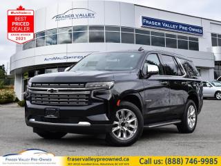 Used 2021 Chevrolet Tahoe Premier  - Navigation -  Cooled Seats - $268.19 /W for sale in Abbotsford, BC