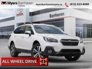 Compare at $25478 - Our Live Market Price is just $24498! <br> <br>    This  2019 Subaru Outback is for sale today in Ottawa. <br> <br>The 2019 Subaru Outback was designed for your inner adventurer. Whether improving your commute or finding the perfect backcountry camping spot, this SUV alternative is fit for the road. With impressive infotainment systems, rugged and sophisticated capability, and aggressive styling, the 2019 Subaru Outback is the perfect all-around ride for those that want a little more out of there weekend. This  SUV has 87,501 kms. Its  white in colour  . It has an automatic transmission and is powered by a  175HP 2.5L 4 Cylinder Engine.  It may have some remaining factory warranty, please check with dealer for details. <br> <br>To apply right now for financing use this link : <a href=https://www.myersbarrhaventoyota.ca/quick-approval/ target=_blank>https://www.myersbarrhaventoyota.ca/quick-approval/</a><br><br> <br/><br> Buy this vehicle now for the lowest bi-weekly payment of <b>$187.36</b> with $0 down for 84 months @ 9.99% APR O.A.C. ( Plus applicable taxes -  Plus applicable fees   ).  See dealer for details. <br> <br>At Myers Barrhaven Toyota we pride ourselves in offering highly desirable pre-owned vehicles. We truly hand pick all our vehicles to offer only the best vehicles to our customers. No two used cars are alike, this is why we have our trained Toyota technicians highly scrutinize all our trade ins and purchases to ensure we can put the Myers seal of approval. Every year we evaluate 1000s of vehicles and only 10-15% meet the Myers Barrhaven Toyota standards. At the end of the day we have mutual interest in selling only the best as we back all our pre-owned vehicles with the Myers *LIFETIME ENGINE TRANSMISSION warranty. Thats right *LIFETIME ENGINE TRANSMISSION warranty, were in this together! If we dont have what youre looking for not to worry, our experienced buyer can help you find the car of your dreams! Ever heard of getting top dollar for your trade but not really sure if you were? Here we leave nothing to chance, every trade-in we appraise goes up onto a live online auction and we get buyers coast to coast and in the USA trying to bid for your trade. This means we simultaneously expose your car to 1000s of buyers to get you top trade in value. <br>We service all makes and models in our new state of the art facility where you can enjoy the convenience of our onsite restaurant, service loaners, shuttle van, free Wi-Fi, Enterprise Rent-A-Car, on-site tire storage and complementary drink. Come see why many Toyota owners are making the switch to Myers Barrhaven Toyota. <br>*LIFETIME ENGINE TRANSMISSION WARRANTY NOT AVAILABLE ON VEHICLES WITH KMS EXCEEDING 140,000KM, VEHICLES 8 YEARS & OLDER, OR HIGHLINE BRAND VEHICLE(eg. BMW, INFINITI. CADILLAC, LEXUS...) o~o
