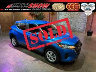 <strong>*** AS NEW LOCAL ELECTRIC BLUE KICKS - ONLY 8K KMS!! *** 7 INCH TOUCHSCREEN, CARPLAY & ANDROID AUTO, LANE KEEP ASSIST!! *** ILLUMINATED EMBLEMS, PUSH BUTTON START, FOG LIGHTS!! *** </strong>Not a misprint... this Nissan Kicks really has only 8,000 kms on the clock! Beautiful condition inside and out with a stunning colour combination - electric blue with a black interior! Locally purchased and serviced at Crown Nissan here in Winnipeg with excellent history as reported by Carfax. Get behind the wheel and enjoy a big <strong>7 INCH MULTIMEDIA TOUCHSCREEN </strong>w/ Apple CarPlay & Android Auto......<strong>ILLUMINATED EMBLEMS</strong> Front & Rear (Looks amazing at night!)......Chrome Accents......Sporty Graphics Package......<strong>FOG LIGHTS</strong>......Backup Camera......Colour-Matched Mirrors, Shark Fin & Rear Diffuser......<strong>LED </strong>Marker Lights......Keyless Entry......Digital Vehicle Information Centre......Heated Rear Window......Flat-Bottomed <strong>SPORT WHEEL </strong>w/ Media & Cruise Controls......Gloss Black Sport Grille......Eye-Catching Electric Blue Metallic Paint......Power Convenience Package (Windows, Locks, Mirrors)......An Impressive Suite of Safety Equipment including Parking Assist Sensors......Collision Avoidance......<strong>LANE KEEP ASSIST </strong>and Traction Control......Air Conditioning......<strong>PUSH BUTTON IGNITION</strong>......Split Folding Rear Seat......<strong>16 INCH RIMS </strong>w/ <strong>CONTINENTAL ALL SEASON TIRES!!</strong><br /><br />This Kicks comes with all original Books & Manuals and two sets of Keys & Fobs and balance of <strong>NISSAN FACTORY WARRANTY! </strong>Just 8,000kms, now sale priced at $26,800 with Financing & Extended warranty available!!<br /><br /><br />Will accept trades. Please call (204)560-6287 or View at 3165 McGillivray Blvd. (Conveniently located two minutes West from Costco at corner of Kenaston and McGillivray Blvd.)<br /><br />In addition to this please view our complete inventory of used <a href=\https://www.autoshowwinnipeg.com/used-trucks-winnipeg/\>trucks</a>, used <a href=\https://www.autoshowwinnipeg.com/used-cars-winnipeg/\>SUVs</a>, used <a href=\https://www.autoshowwinnipeg.com/used-cars-winnipeg/\>Vans</a>, used <a href=\https://www.autoshowwinnipeg.com/new-used-rvs-winnipeg/\>RVs</a>, and used <a href=\https://www.autoshowwinnipeg.com/used-cars-winnipeg/\>Cars</a> in Winnipeg on our website: <a href=\https://www.autoshowwinnipeg.com/\>WWW.AUTOSHOWWINNIPEG.COM</a><br /><br />Complete comprehensive warranty is available for this vehicle. Please ask for warranty option details. All advertised prices and payments plus taxes (where applicable).<br /><br />Winnipeg, MB - Manitoba Dealer Permit # 4908                                                                                                                                                                                                                                                                                          <p>Sold to another happy customer</p>