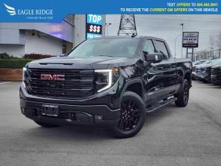 New 2024 GMC Sierra 1500 Elevation 4x4, Heated Seats, Engine control stop start, HD surround vision, Navigation for sale in Coquitlam, BC