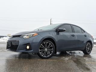 <p>Safe, legendary Toyota reliability, safety and fuel economy. Our excellent condition 2014 Corolla S is fun to drive thanks to a slick shifting 6 speed manual! </p><p> </p><p>Included in the price is the safety certificate, winter tires, 2 keys, full tank of gas and detailing</p><p> </p><p>This is a clean, well maintained example of a Corolla. Great condition inside and out. </p><p>These cars are known to run 500,000km+ with simple maintenance and low cost of ownership. </p><p> </p><p>2 owners since new. Clean title. No accident history. Ontario vehicle. Carfax available. Just traded in on a new truck! Low mileage for the year!</p><p> </p><p>Runs & drives out great. Clutch, engine, transmission are in healthy working condition. All features work. No mechanical issues. </p><p>Just safety certified and inspected. Work performed; synthetic oil change, 4 new winter tires, new rear brake pads, rotors, calipers. Front brakes are newer.</p><p> </p><p>Well equipped; heated seats, back up camera, Bluetooth, sunroof and much more! </p><p> </p><p>Thank you for your interest in my vehicle. We are here to make car buying easy for you! Any questions please just ask. </p><p> </p><p>Price is + TAX + licensing fees.</p><p>Financing and trade-ins available.</p><p>Test drives by appointment only. </p><p>OMVIC registered dealership & UCDA Member</p><p>Starks Motorsports LTD</p><p>Address: 48 Woodslee Ave unit 3 Paris ON</p>