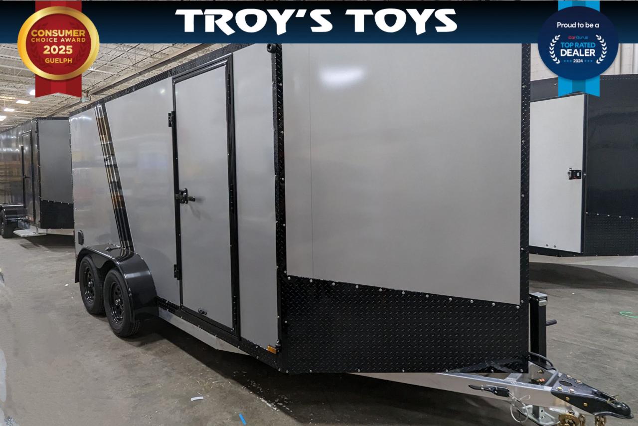 2024 Canadian Trailer Company 7x14 V Nose Cargo Trailer Aluminum Tandem Axle