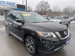 Used 2017 Nissan Pathfinder Platinum, 4WD, 7 Passengers, Leather, Navigation for sale in St Catharines, ON