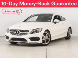 Used 2017 Mercedes-Benz C-Class C 300 4Matic AWD  w/ Rearview Cam, Bluetooth, Nav for sale in Bedford, NS
