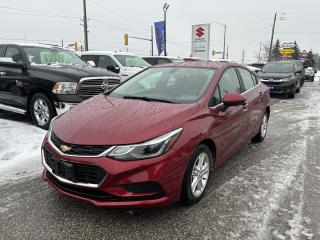 Used 2018 Chevrolet Cruze LT ~Bluetooth ~Backup Camera ~Power Moonroof for sale in Barrie, ON
