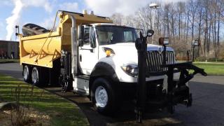 2015 International WorkStar 7600 6X4 Dump Truck With Plow/Spreader Air Brakes Diesel 6 cylinder engine, 2 door, automatic, 6X4, air conditioning, AM/FM radio, power door locks, power windows, power mirrors, max a/c, air seats, air horn, aux, usb, retarder, off road mode, pal love, differential lock, PTO, parkd regen, blue and amber lights, spreader, belly plow, winter intake, Rexroth controller, plow controller, hydraulic dump box, front plow attachment, de ice spreader, battery switch, yellow exterior, grey interior, cloth.  Engine Hours:  9248 Front Plow is currently in the box. Certification and decal valid until July 2024. $76,810.00 plus $375 processing fee, $77,185.00 total payment obligation before taxes.  Listing report, warranty, contract commitment cancellation fee, financing available on approved credit (some limitations and exceptions may apply). All above specifications and information is considered to be accurate but is not guaranteed and no opinion or advice is given as to whether this item should be purchased. We do not allow test drives due to theft, fraud and acts of vandalism. Instead we provide the following benefits: Complimentary Warranty (with options to extend), Limited Money Back Satisfaction Guarantee on Fully Completed Contracts, Contract Commitment Cancellation, and an Open-Ended Sell-Back Option. Ask seller for details or call 604-522-REPO(7376) to confirm listing availability.