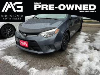 Used 2015 Toyota Corolla LE - New Snow Tires - Certified - Just Arrived for sale in North York, ON