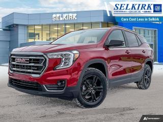 <b>Adaptive Cruise Control,  Blind Spot Detection,  Leather Seats,  Heated Steering Wheel,  Power Liftgate!</b><br> <br> <br> <br>  This 2024 GMC Terrain sports a muscular appearance with voluminous interior space and plus ride quality. <br> <br>From endless details that drastically improve this SUVs usability, to striking style and amazing capability, this 2024 Terrain is exactly what you expect from a GMC SUV. The interior has a clean design, with upscale materials like soft-touch surfaces and premium trim. You cant go wrong with this SUV for all your family hauling needs.<br> <br> This volcanic red tintcoat SUV  has an automatic transmission and is powered by a  175HP 1.5L 4 Cylinder Engine.<br> <br> Our Terrains trim level is AT4. Upgrading to this off-road ready Terrain AT4 is an awesome decision as it comes loaded with leather front seats with memory settings, a large colour touchscreen infotainment system featuring wireless Apple CarPlay, Android Auto and SiriusXM plus its also 4G LTE hotspot capable. This Terrain AT4 also includes an off-road skid plate, dark exterior accents, gloss black aluminum wheels and exclusive interior accents, power rear liftgate, a leather-wrapped steering wheel, Teen Driver technology, a remote engine starter, an HD rear vision camera, lane keep assist with lane departure warning, forward collision alert, LED signature lighting, StabiliTrak with hill descent control, power driver and passenger seats and a 60/40 split-folding rear seat to make hauling large items a breeze. This vehicle has been upgraded with the following features: Adaptive Cruise Control,  Blind Spot Detection,  Leather Seats,  Heated Steering Wheel,  Power Liftgate,  Heated Seats,  Apple Carplay. <br><br> <br>To apply right now for financing use this link : <a href=https://www.selkirkchevrolet.com/pre-qualify-for-financing/ target=_blank>https://www.selkirkchevrolet.com/pre-qualify-for-financing/</a><br><br> <br/> See dealer for details. <br> <br>Selkirk Chevrolet Buick GMC Ltd carries an impressive selection of new and pre-owned cars, crossovers and SUVs. No matter what vehicle you might have in mind, weve got the perfect fit for you. If youre looking to lease your next vehicle or finance it, we have competitive specials for you. We also have an extensive collection of quality pre-owned and certified vehicles at affordable prices. Winnipeg GMC, Chevrolet and Buick shoppers can visit us in Selkirk for all their automotive needs today! We are located at 1010 MANITOBA AVE SELKIRK, MB R1A 3T7 or via phone at 204-482-1010.<br> Come by and check out our fleet of 80+ used cars and trucks and 190+ new cars and trucks for sale in Selkirk.  o~o