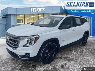 <b>Adaptive Cruise Control,  Blind Spot Detection,  Leather Seats,  Heated Steering Wheel,  Power Liftgate!</b><br> <br> <br> <br>  This 2024 GMC Terrain sports a muscular appearance with voluminous interior space and plus ride quality. <br> <br>From endless details that drastically improve this SUVs usability, to striking style and amazing capability, this 2024 Terrain is exactly what you expect from a GMC SUV. The interior has a clean design, with upscale materials like soft-touch surfaces and premium trim. You cant go wrong with this SUV for all your family hauling needs.<br> <br> This summit white SUV  has an automatic transmission and is powered by a  175HP 1.5L 4 Cylinder Engine.<br> <br> Our Terrains trim level is AT4. Upgrading to this off-road ready Terrain AT4 is an awesome decision as it comes loaded with leather front seats with memory settings, a large colour touchscreen infotainment system featuring wireless Apple CarPlay, Android Auto and SiriusXM plus its also 4G LTE hotspot capable. This Terrain AT4 also includes an off-road skid plate, dark exterior accents, gloss black aluminum wheels and exclusive interior accents, power rear liftgate, a leather-wrapped steering wheel, Teen Driver technology, a remote engine starter, an HD rear vision camera, lane keep assist with lane departure warning, forward collision alert, LED signature lighting, StabiliTrak with hill descent control, power driver and passenger seats and a 60/40 split-folding rear seat to make hauling large items a breeze. This vehicle has been upgraded with the following features: Adaptive Cruise Control,  Blind Spot Detection,  Leather Seats,  Heated Steering Wheel,  Power Liftgate,  Heated Seats,  Apple Carplay. <br><br> <br>To apply right now for financing use this link : <a href=https://www.selkirkchevrolet.com/pre-qualify-for-financing/ target=_blank>https://www.selkirkchevrolet.com/pre-qualify-for-financing/</a><br><br> <br/> See dealer for details. <br> <br>Selkirk Chevrolet Buick GMC Ltd carries an impressive selection of new and pre-owned cars, crossovers and SUVs. No matter what vehicle you might have in mind, weve got the perfect fit for you. If youre looking to lease your next vehicle or finance it, we have competitive specials for you. We also have an extensive collection of quality pre-owned and certified vehicles at affordable prices. Winnipeg GMC, Chevrolet and Buick shoppers can visit us in Selkirk for all their automotive needs today! We are located at 1010 MANITOBA AVE SELKIRK, MB R1A 3T7 or via phone at 204-482-1010.<br> Come by and check out our fleet of 80+ used cars and trucks and 190+ new cars and trucks for sale in Selkirk.  o~o