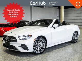 Used 2023 Mercedes-Benz E-Class E 450 4MATIC Cabriolet Vented Seats Burmester 360 Cam for sale in Thornhill, ON