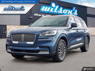 Used 2020 Lincoln Aviator Reserve AWD 3.0 V6 - Leather, Sunroof, Navigation, Heated+Cooled Seats, 360 Camera, New Tires! for sale in Guelph, ON