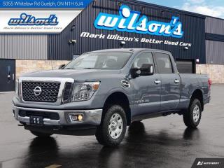*This Nissan Titan XD Comes Equipped with These Options*Dealer Certified Pre-Owned. This Nissan Titan XD delivers a 5.6 L engine powering this Automatic transmission. Tow Hitch, Reverse Camera, front tow hooks, chrome exterior trim, Bedliner, Air Conditioning, Bluetooth, Tilt Steering Wheel, Telescoping Steering Wheel, Steering Radio Controls, Power Windows, Power Locks, Keyless Entry.*Stop By Today *A short visit to Mark Wilsons Better Used Cars located at 5055 Whitelaw Road, Guelph, ON N1H 6J4 can get you a trustworthy Titan XD today!500+ VEHICLES! ONE MASSIVE LOCATION!Free Contactless Local Delivery!HASSLE-FREE, NO-HAGGLE, LIVE MARKET PRICING!FINANCING! - Better than bank rates! 6 Months, No Payments available on approved credit OAC. Zero Down Available. We have expert credit specialists to secure the best possible rate for you! We are your financing broker, let us do all the leg work on your behalf! Click the RED Apply for Financing button to the right to get started or drop in today!BAD CREDIT APPROVED HERE! - You dont need perfect credit to get a vehicle loan at Mark Wilsons Better Used Cars! We have a dedicated team of credit rebuilding experts on hand to help you get the car of your dreams!WE LOVE TRADE-INS! - Hassle free top dollar trade-in values!HISTORY: Free Carfax report included.EXTENDED WARRANTY: Available30 DAY WARRANTY INCLUDED: 30 Days, or 3,000 km (mechanical items only). No Claim Limit (abuse not covered)5 Day Exchange Privilege! *(Some conditions apply)CASH PRICES SHOWN: Excluding HST and Licensing Fees.2019 - 2023 vehicles may be daily rentals. Please inquire with your Salesperson.500+ VEHICLES! ONE MASSIVE LOCATION!Free Contactless Local Delivery!HASSLE-FREE, NO-HAGGLE, LIVE MARKET PRICING!FINANCING! - Better than bank rates! 6 Months, No Payments available on approved credit OAC. Zero Down Available. We have expert credit specialists to secure the best possible rate for you! We are your financing broker, let us do all the leg work on your behalf! Click the RED Apply for Financing button to the right to get started or drop in today!BAD CREDIT APPROVED HERE! - You dont need perfect credit to get a vehicle loan at Mark Wilsons Better Used Cars! We have a dedicated team of credit rebuilding experts on hand to help you get the car of your dreams!WE LOVE TRADE-INS! - Hassle free top dollar trade in values!HISTORY: Free Carfax report included. Previous daily rental.EXTENDED WARRANTY: Available30 DAY WARRANTY INCLUDED: 30 Days, or 3,000 km (mechanical items only). No Claim Limit (abuse not covered)5 DAY EXCHANGE POLICY: Credit Rebuilding program exempt.*FULL SAFETY: Full safety inspection exceeding industry standards including oil change, and professional detailing prior to delivery.FREE NITROGEN IN TIRES: Saves tires wear and provides better fuel mileage.CASH PRICES SHOWN: Excluding HST and Licensing Fees.2019 - 2023 vehicles may be daily rentals. Please inquire with your Salesperson.We have made every reasonable attempt to ensure options are correct but please verify with your sales professional