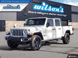 *This Jeep Gladiator Features the Following Options*Dealer Certified Pre-Owned. This Jeep Gladiator delivers a 3.6 L engine powering this Automatic transmission. Tow Hitch, Tonneau Cover, Technology Package, QUICK ORDER PACKAGE 24S SPORT S -inc: Engine: 3.6L Pentastar VVT V6 w/ESS, Transmission: 8-Speed Automatic, Speed-Sensitive Power Locks, Leather-Wrapped Steering Wheel, Deep-Tint Sunscreen Windows, Front License Plate Bracket, Painted Front Bumper, Body-Colour 2-Piece Fender Flares, Power Windows w/Front 1-Touch Down, Sport S, Power Heated Exterior Mirrors, Daytime Running Lights, Security Alarm, Power Tailgate Lock, Remote Keyless Entry, Sun Visors w/Illuminated Vanity Mirrors , Remote Start, Air Conditioning, Bluetooth, Tilt Steering Wheel, Steering Radio Controls, SideSteps, Power Windows, Power Locks, Traction Control.*Visit Us Today *Come in for a quick visit at Mark Wilsons Better Used Cars, 5055 Whitelaw Road, Guelph, ON N1H 6J4 to claim your Jeep Gladiator!650+ VEHICLES! ONE MASSIVE LOCATION!HASSLE-FREE, NO-HAGGLE, LIVE MARKET PRICING!FINANCING! - Better than bank rates! 6 Months, No Payments available on approved credit OAC. Zero Down Available. We have expert credit specialists to secure the best possible rate for you! We are your financing broker, let us do all the leg work on your behalf! Click the RED Apply for Financing button to the right to get started or drop in today!BAD CREDIT APPROVED HERE! - You dont need perfect credit to get a vehicle loan at Mark Wilsons Better Used Cars! We have a dedicated team of credit rebuilding experts on hand to help you get the car of your dreams!WE LOVE TRADE-INS! - Hassle free top dollar trade-in values!HISTORY: Free Carfax report included.EXTENDED WARRANTY: Available30 DAY WARRANTY INCLUDED: 30 Days, or 3,000 km (mechanical items only). No Claim Limit (abuse not covered)5 Day Exchange Privilege! *(Some conditions apply)CASH PRICES SHOWN: Excluding HST and Licensing Fees.2019 - 2024 vehicles may be previous daily rentals. Please inquire with your Salesperson.