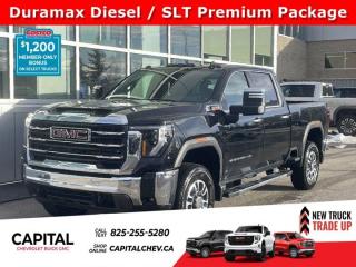 This GMC Sierra 2500HD delivers a Turbocharged Diesel V8 6.6L/ engine powering this Automatic transmission. ENGINE, DURAMAX 6.6L TURBO-DIESEL V8, B20-DIESEL COMPATIBLE (470 hp [350.5 kW] @ 2800 rpm, 975 lb-ft of torque [1322 Nm] @ 1600 rpm) (Includes (K05) engine block heater.), Wireless Phone Projection for Apple CarPlay and Android Auto, Wipers, front rain-sensing.*This GMC Sierra 2500HD Comes Equipped with These Options *Windows, power rear, express down, Windows, power front, drivers express up/down, Window, power front, passenger express up/down, Wi-Fi Hotspot capable (Terms and limitations apply. See onstar.ca or dealer for details.), Wheels, 18 (45.7 cm) machined aluminum wheel with Dark Grey metallic accents, Wheelhouse liners, rear, USB Ports, 2, Charge/Data ports located on instrument panel, USB ports, (2) charge-only, rear, Transfer case, two-speed active, electronic Autotrac with push button control (Requires 4WD models.), Trailering Information Label provides max trailer ratings for tongue weight, conventional, gooseneck and 5th wheel trailering.* Visit Us Today *Stop by Capital Chevrolet Buick GMC Inc. located at 13103 Lake Fraser Drive SE, Calgary, AB T2J 3H5 for a quick visit and a great vehicle!