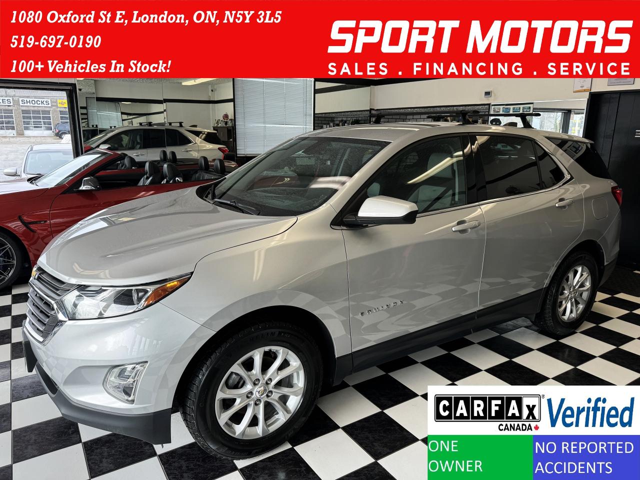 Used 2018 Chevrolet Equinox LT+Power Seat+Remote Start+ApplePlay+CLEAN CARFAX for sale in London, ON