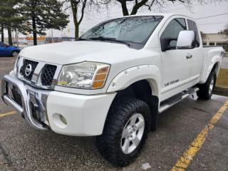 <p><span>2007 NISSAN TITAN SE KING CAB XE SPECIAL EDITION</span><span>, 4X4 DRIVE (4X4), LOW KM!!! ONLY 158</span><span>K!!! AUTOMATIC, LOADED,<span> </span></span><span>POWER WINDOWS, POWER LOCKS,<span> </span></span><span>RADIO, AUX, KEY-LESS ENTRY, BRAND NEW ALL-TERRAIN TIRES ON ALLOY RIMS, BRAND NEW BRAKES, </span><span>HAS BEEN FULLY SERVICED! </span><span>EXCELLENT CONDITION, FULLY CERTIFIED.</span><br></p><p> <br></p><p><span>CALL AT 416-505-3554<span id=jodit-selection_marker_1713321283593_45440358674539394 data-jodit-selection_marker=start style=line-height: 0; display: none;></span></span><br></p><p> <br></p><p>VISIT US AT WWW.RAHMANMOTORS.COM</p><p> <br></p><p>RAHMAN MOTORS</p><p>1000 DUNDAS ST EAST.</p><p>MISSISSAUGA, L4Y2B8</p><p> <br></p><p>**PLEASE CALL IN ADVANCE TO CHECK AVAILABILITY**</p>