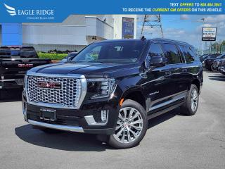 New 2024 GMC Yukon XL 4x4, Denali package, memory setting for driver seat, sunroof, enhanced automatic emergency breaking for sale in Coquitlam, BC