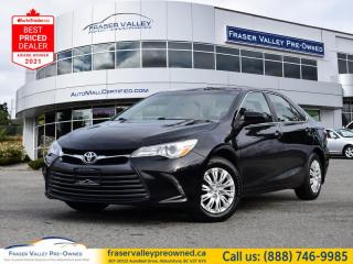 Used 2017 Toyota Camry LE  -  Bluetooth - $95.02 /Wk for sale in Abbotsford, BC