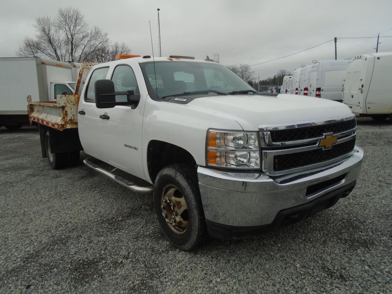 Used 2012 Chevrolet Silverado 3500HD Flat bed 2WD Crew Cab 167  WT for sale in Fenwick, ON