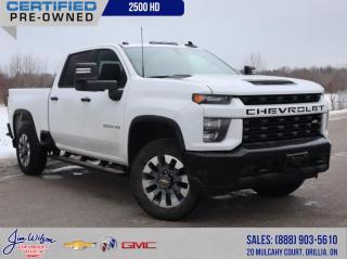 White 2022 Chevrolet Silverado 2500HD Custom 4D Crew Cab 4WD
6-Speed Automatic 6.6L V8


Did this vehicle catch your eye? Book your VIP test drive with one of our Sales and Leasing Consultants to come see it in person.

Remember no hidden fees or surprises at Jim Wilson Chevrolet. We advertise all in pricing meaning all you pay above the price is tax and cost of licensing.