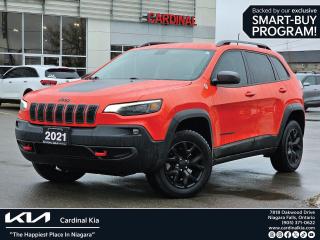 Used 2021 Jeep Cherokee Trailhawk, 4X4, Remote Stater, Heated Seats for sale in Niagara Falls, ON