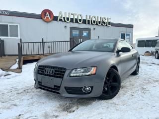 <div>CARFAX REPORT  https://vhr.carfax.ca/?id=4AtVn0um968dH+vgX3ycZca3qEo0cJYA</div><div> </div><div>2010 AUDI A5 WITH ONLY 84644KMS NEW BRAKES ALL AROUND, CAR HAS BEEN WRAPPED IN MAATE GREY ORIGNAL COLOUR IS BLACK, COMES WITH A AUTOMATIC TRANSMISSION,PUSH START,HEATED LETHER SEATS,AND MUCH MUCH MORE</div>