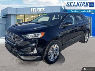 <b>Leather Seats,  Premium Audio,  Heated Seats,  Power Liftgate,  Apple CarPlay!</b><br> <br>  On Sale! Save $3492 on this one, weve marked it down from $39490.   This unique and stylish Ford Edge is here to make waves. This  2022 Ford Edge is for sale today in Selkirk. <br> <br>With meticulous attention to detail and amazing style, the Ford Edge seamlessly integrates power, performance and handling with awesome technology to help you multitask your way through the challenges that life throws your way. Made for an active lifestyle and spontaneous getaways, the Ford Edge is as rough and tumble as you are. Push the boundaries and stay connected to the road with this sweet ride!This  SUV has 62,359 kms. Its  black in colour  . It has an automatic transmission and is powered by a  250HP 2.0L 4 Cylinder Engine.  This unit has some remaining factory warranty for added peace of mind. <br> <br> Our Edges trim level is Titanium. Upgrading to this Edge Titanium is a great choice as it comes loaded with an impressive list of features including unique aluminum wheels and exterior chrome trim, a premium 12 speaker Bang & Olufsen sound system, a power rear liftgate, power and heated leather seats, FordPass Connect with a 4G LTE hotspot, a 12 inch touchscreen featuring SYNC 4, wireless Apple CarPlay and Android Auto, a leather wrapped steering wheel and dual zone automatic climate control. For added safety and convenience, you will also get Ford Co-Pilot360 with blind spot assist, lane keep assist, automatic emergency braking, lane departure warning, a proximity key for push button start, rear parking sensors, front fog lights, a remote engine start plus so much more. This vehicle has been upgraded with the following features: Leather Seats,  Premium Audio,  Heated Seats,  Power Liftgate,  Apple Carplay,  Android Auto,  Remote Start. <br> To view the original window sticker for this vehicle view this <a href=http://www.windowsticker.forddirect.com/windowsticker.pdf?vin=2FMPK4K96NBA00842 target=_blank>http://www.windowsticker.forddirect.com/windowsticker.pdf?vin=2FMPK4K96NBA00842</a>. <br/><br> <br>To apply right now for financing use this link : <a href=https://www.selkirkchevrolet.com/pre-qualify-for-financing/ target=_blank>https://www.selkirkchevrolet.com/pre-qualify-for-financing/</a><br><br> <br/><br>Selkirk Chevrolet Buick GMC Ltd carries an impressive selection of new and pre-owned cars, crossovers and SUVs. No matter what vehicle you might have in mind, weve got the perfect fit for you. If youre looking to lease your next vehicle or finance it, we have competitive specials for you. We also have an extensive collection of quality pre-owned and certified vehicles at affordable prices. Winnipeg GMC, Chevrolet and Buick shoppers can visit us in Selkirk for all their automotive needs today! We are located at 1010 MANITOBA AVE SELKIRK, MB R1A 3T7 or via phone at 204-482-1010.<br> Come by and check out our fleet of 80+ used cars and trucks and 190+ new cars and trucks for sale in Selkirk.  o~o