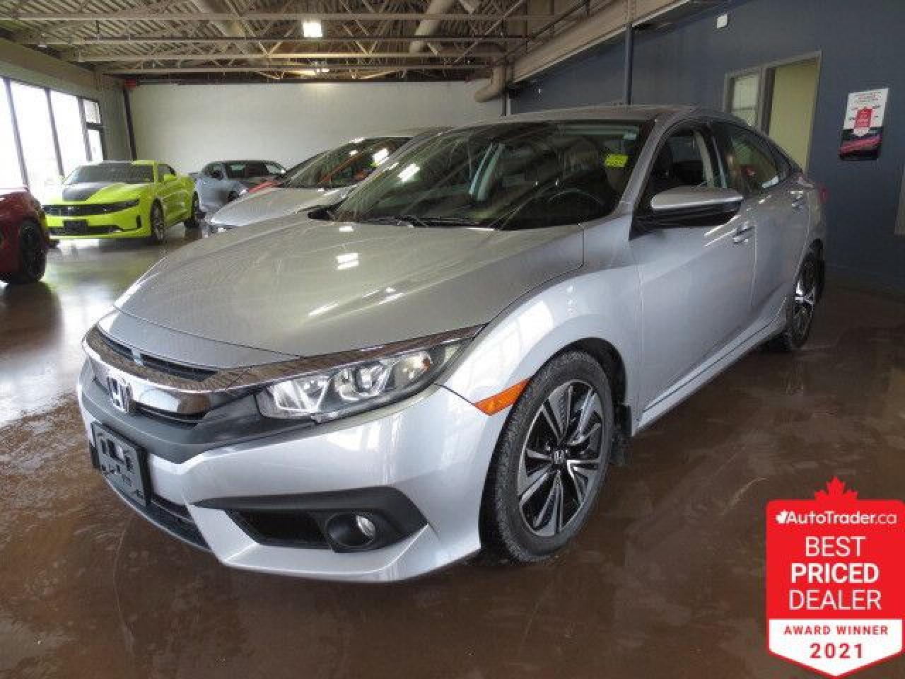 Used 2017 Honda Civic Sedan 4dr CVT EX-T - Sunroof/Heated Seats/Bluetooth/Cam for sale in Winnipeg, MB