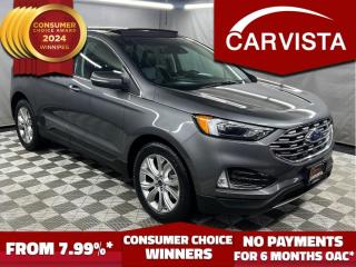 Used 2022 Ford Edge Titanium AWD - NO ACCIDENTS/FACTORY WARRANTY - for sale in Winnipeg, MB