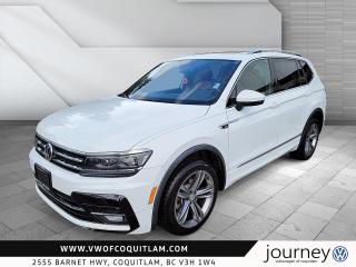 A look at this <strong>2019 Volkswagen</strong> <strong>Tiguan</strong> for sale in <strong>Coquitlam, British Columbia </strong>shows that you don’t need a three-pointed star or four-ring badge on the hood of your crossover if you want some luxury digs.




The Tiguan continues to be one of the leaders in the segment when it comes to styling, engineering and on-bard features and this <strong>Highline</strong> model kicks it up yet another notch by adding classy <strong>white</strong> colouring and all sorts of fantastic luxury details to bring this into the luxury CUV sphere but for a fraction of the price.




This <strong>Tiguan </strong>comes very well equipped with multi-zone climate control, premium leather seating with <strong>heated front seats</strong>, leather steering wheel, cruise control and Bluetooth.




Power comes courtesy of a 2.0-litre turbocharged four-cylinder engine good for <strong>200 horsepower</strong> and <strong>207 pound-feet of torque</strong>, fed to all four wheels via VW’s proprietary <strong>4Motion</strong> AWD system. A six-speed automatic transmission with manual mode keeps all the power flowing quickly and smoothly – you’ll be as comfortable cruising on the highway as you would be dropping the kids off at school.




Safety-wise, features like a back-up camera, steering wheel-mounted audio controls, traction control, stability control and auto-dimming rear-view mirror all lead to a sense of security and great piece-of-mind as you drive your <strong>Tiguan.</strong>

At Journey Volkswagen of Coquitlam, the quality of our service is important to us. We have a vast selection of new Volkswagen vehicles to offer, and a team of brand specialists who are happy to help you find the Volkswagen vehicle best suited to you.

You can trust us at Journey Volkswagen of Coquitlam for all of your needs. Whether it is our Service Department or our Volkswagen Original Parts and Accessories Department, everything is made to ensure your satisfaction. We also offer a wide range of products and services that ensure the quality and reliability of your Volkswagen, and you will always be impressed by the quality of our work.

At Journey Volkswagen of Coquitlam, we always strive to exceed the expectations of our customers. We are here for you and are ready to help at a moments notice. Come visit our team today.




Come visit <strong>Volkswagen of Coquitlam</strong> today at <strong>2555 Barnet Highway</strong> for the <strong>BEST VW EXPERIENCE</strong>. Or please call us at <strong>(604)–461–5000</strong> to speak with our VW Brand Specialists, they’ll be happy to assist you!




Disclaimer: While we put our best effort into displaying accurate pricing information, errors do occur so please verify information with dealer.




<strong> </strong>
