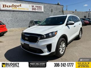 <b>Heated Seats,  Heated Steering Wheel,  Aluminum Wheels,  Remote Keyless Entry,  Rear View Camera!</b><br> <br>    This Kia Sorento is designed to be the ultimate stylish, safe and family friendly SUV with excellent capabilities. This  2019 Kia Sorento is for sale today. <br> <br>This 2019 Kia Sorento is a classy, comfortable, and capable SUV that is built to be the perfect family hauler. It boasts one of the best designed and built interiors within its class, and an elegant exterior design that is sure to capture attention. It delivers a responsive handling feel, while also being very restrained and supple regardless of the road condition. This Kia Sorento does just about everything with grace, confidence and style.This  SUV has 247,507 kms. Its  white in colour  . It has a 6 speed automatic transmission and is powered by a  185HP 2.4L 4 Cylinder Engine.  <br> <br> Our Sorentos trim level is LX 2.4L AWD. The largest SUV Kia has to offer, this Kia Sorento LX has proven time and time again to be a favorite among families. Features include aluminum wheels, all wheel drive, heated front seats and a heated steering wheel, power heated side mirrors with turn signal indicators, front fog lamps, a voice activated stereo, Bluetooth streaming audio with 7 inch touch screen display, USB fast charging port, SiriusXM satellite radio, cruise control, power door locks with auto-lock feature, rear parking sensors, a rear view camera and much more. This vehicle has been upgraded with the following features: Heated Seats,  Heated Steering Wheel,  Aluminum Wheels,  Remote Keyless Entry,  Rear View Camera,  Bluetooth,  Siriusxm. <br> <br>To apply right now for financing use this link : <a href=https://www.budgetautocentre.com/used-cars-saskatoon-financing/ target=_blank>https://www.budgetautocentre.com/used-cars-saskatoon-financing/</a><br><br> <br/><br><br> Budget Auto Centre has been a trusted name in the Automotive industry for over 40 years. We have built our reputation on trust and quality service. With long standing relationships with our customers, you can trust us for advice and assistance on all your automotive needs. </br>

<br> With our Credit Repair program, and over 250+ well-priced used vehicles in stock, youll drive home happy. We are driven to ensure the best in customer satisfaction and look forward working with you. </br> o~o