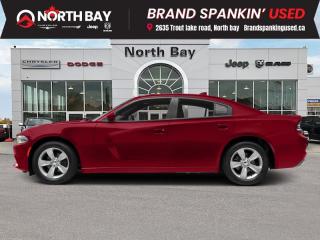 <b>Bluetooth,  Premium Sound Package,  Heated Seats,  Remote Start,  SiriusXM!</b><br> <br> <b>Out of town? We will pay your gas to get here! Ask us for details!</b><br><br> <br>33699km BELOW average! This iconic sedan redefines the art of driving with its powerful engine and advanced all-wheel-drive system, delivering unmatched control and exhilarating acceleration in any condition. With its sleek design, aggressive stance, and premium features, the Charger SXT commands attention on the road while providing a luxurious and sporty driving experience. Whether youre navigating city streets or poor weather conditions, the Charger SXT AWD offers a dynamic and unforgettable ride that will leave you wanting more. Contact us today to book a test drive! Fully inspected and reconditioned for years of driving enjoyment!<br><br>Features: AWD, Black/Black Cloth, 6 Speakers, ABS brakes, Alloy wheels, AM/FM radio: SiriusXM, Auto-dimming Rear-View mirror, Automatic temperature control, Block heater, Front dual zone A/C, Front fog lights, Heated door mirrors, Heated front seats, Power driver seat, Power Sunroof, Quick Order Package 28H, Radio: Uconnect 8.4 SiriusXM/Hands-Free, Remote keyless entry, Speed-Sensitive Wipers, Split folding rear seat, Sport Cloth Bucket Seats, Traction control. AWD 8-Speed Automatic Pentastar 3.6L V6 VVT<br><br>Awards:<br>  * ALG Canada Residual Value Awards<br><br>All in price - No hidden fees or charges! O~o At North Bay Chrysler we pride ourselves on providing a personalized experience for each of our valued customers. We offer a wide selection of vehicles, knowledgeable sales and service staff, complete service and parts centre, and competitive pricing on all of our products. We look forward to seeing you soon. *Every reasonable effort is made to ensure the accuracy of the information listed above, but errors happen. We reserve the right to change or amend these offers. The vehicle pricing, incentives, options (including standard equipment), and technical specifications listed, may not match the exact vehicle displayed. All finance pricing listed is O.A.C (on approved credit). Please confirm with a sales representative the accuracy of this information and pricing.<br><br>*Prices include a $2000 finance credit. Cash Purchases are subject to change. Every reasonable effort is made to ensure the accuracy of the information listed above, but errors happen. We reserve the right to change or amend these offers. The vehicle pricing, incentives, options (including standard equipment), and technical specifications listed, may not match the exact vehicle displayed. All finance pricing listed is O.A.C (on approved credit). Please confirm with a sales representative the accuracy of this information and pricing. Listed price does not include applicable taxes and licensing fees.<br> To view the original window sticker for this vehicle view this <a href=http://www.chrysler.com/hostd/windowsticker/getWindowStickerPdf.do?vin=2C3CDXJG7GH357465 target=_blank>http://www.chrysler.com/hostd/windowsticker/getWindowStickerPdf.do?vin=2C3CDXJG7GH357465</a>. <br/><br> <br/><br> Buy this vehicle now for the lowest bi-weekly payment of <b>$179.34</b> with $2400 down for 72 months @ 8.99% APR O.A.C. ( Plus applicable taxes -  platinum security included  / Total cost of borrowing $6382   ).  See dealer for details. <br> <br>All in price - No hidden fees or charges! o~o