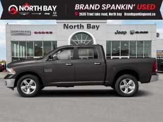 <b>Aluminum Wheels,  Remote Keyless Entry,  Fog Lamps,  Climate Control,  Rear Camera!</b><br> <br> <b>Out of town? We will pay your gas to get here! Ask us for details!</b><br><br> <br>5257km BELOW average! Dominate the road with this rugged and versatile truck, equipped with a powerful V8 engine that delivers exhilarating performance on any terrain. With its bold design, aggressive stance, and premium features, the Ram 1500 Classic Warlock V8 commands attention wherever it goes. Whether youre towing heavy loads or cruising through city streets, this truck offers unmatched capability and comfort for every drive. Contact us today to book a test drive! Fully inspected and reconditioned for years of driving enjoyment!<br><br>Features: 6 Speakers, 7 Colour In-Cluster Display, A/C w/Dual-Zone Automatic Temperature Control, Apple CarPlay Capable, Auto-Dimming Exterior Driver Mirror, Auto-Dimming Rear-View Mirror, Bi-Function Halogen Projector Headlamps, Black Power Fold Heated Mirrors w/Signals, Black Tubular Side Steps, Block heater, Class IV Hitch Receiver, Cloth Front 40/20/40 Bench Seat, Electronics Convenience Group, Google Android Auto, Hands-Free Comm w/Bluetooth, Heated Exterior Mirrors, LED Bed Lighting, LED Fog Lamps, Luxury Group, Media Hub w/2 USB & Aux Input Jack, Park-Sense Rear Park Assist System, ParkView Rear Back-Up Camera, Quick Order Package 26F Warlock, Radio: Uconnect 4C w/8.4 Display, Rear Heavy-Duty Shock Absorbers, Remote keyless entry, Remote Start & Security Alarm Group, Remote Start System, SiriusXM Satellite Radio, Sport Performance Hood, Sport Tail Lamps, Spray-In Bedliner, Tri-Fold Tonneau Cover, Universal Garage Door Opener, Utility Group, Warlock All Terrain Package, Warlock Decal, Warlock Decor Package, Warlock Interior Accents, Warlock Package, Wheels: 20 x 9 Black Aluminum. 4WD 8-Speed Automatic HEMI 5.7L V8 VVT<br><br>All in price - No hidden fees or charges! O~o At North Bay Chrysler we pride ourselves on providing a personalized experience for each of our valued customers. We offer a wide selection of vehicles, knowledgeable sales and service staff, complete service and parts centre, and competitive pricing on all of our products. We look forward to seeing you soon. *Every reasonable effort is made to ensure the accuracy of the information listed above, but errors happen. We reserve the right to change or amend these offers. The vehicle pricing, incentives, options (including standard equipment), and technical specifications listed, may not match the exact vehicle displayed. All finance pricing listed is O.A.C (on approved credit). Please confirm with a sales representative the accuracy of this information and pricing.<br><br>*Prices include a $2000 finance credit. Cash Purchases are subject to change. Every reasonable effort is made to ensure the accuracy of the information listed above, but errors happen. We reserve the right to change or amend these offers. The vehicle pricing, incentives, options (including standard equipment), and technical specifications listed, may not match the exact vehicle displayed. All finance pricing listed is O.A.C (on approved credit). Please confirm with a sales representative the accuracy of this information and pricing. Listed price does not include applicable taxes and licensing fees.<br> To view the original window sticker for this vehicle view this <a href=http://www.chrysler.com/hostd/windowsticker/getWindowStickerPdf.do?vin=1C6RR7LT3MS595441 target=_blank>http://www.chrysler.com/hostd/windowsticker/getWindowStickerPdf.do?vin=1C6RR7LT3MS595441</a>. <br/><br> <br/><br> Buy this vehicle now for the lowest bi-weekly payment of <b>$286.43</b> with $4293 down for 84 months @ 8.99% APR O.A.C. ( Plus applicable taxes -  platinum security included  / Total cost of borrowing $13490   ).  See dealer for details. <br> <br>All in price - No hidden fees or charges! o~o