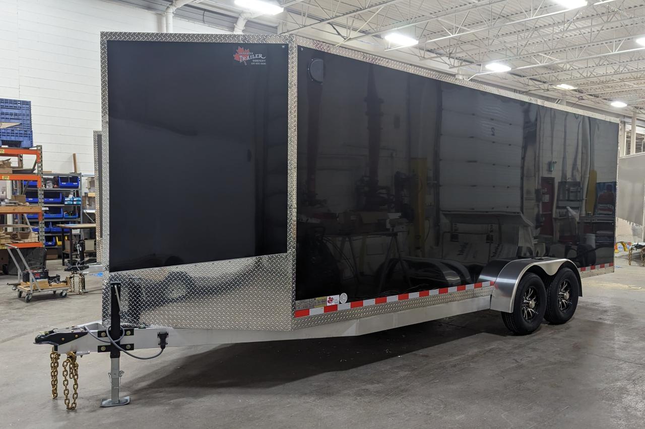 2024 Canadian Trailer Company 7x20 V-Nose Cargo Trailer Aluminum Tandem Axle Photo16