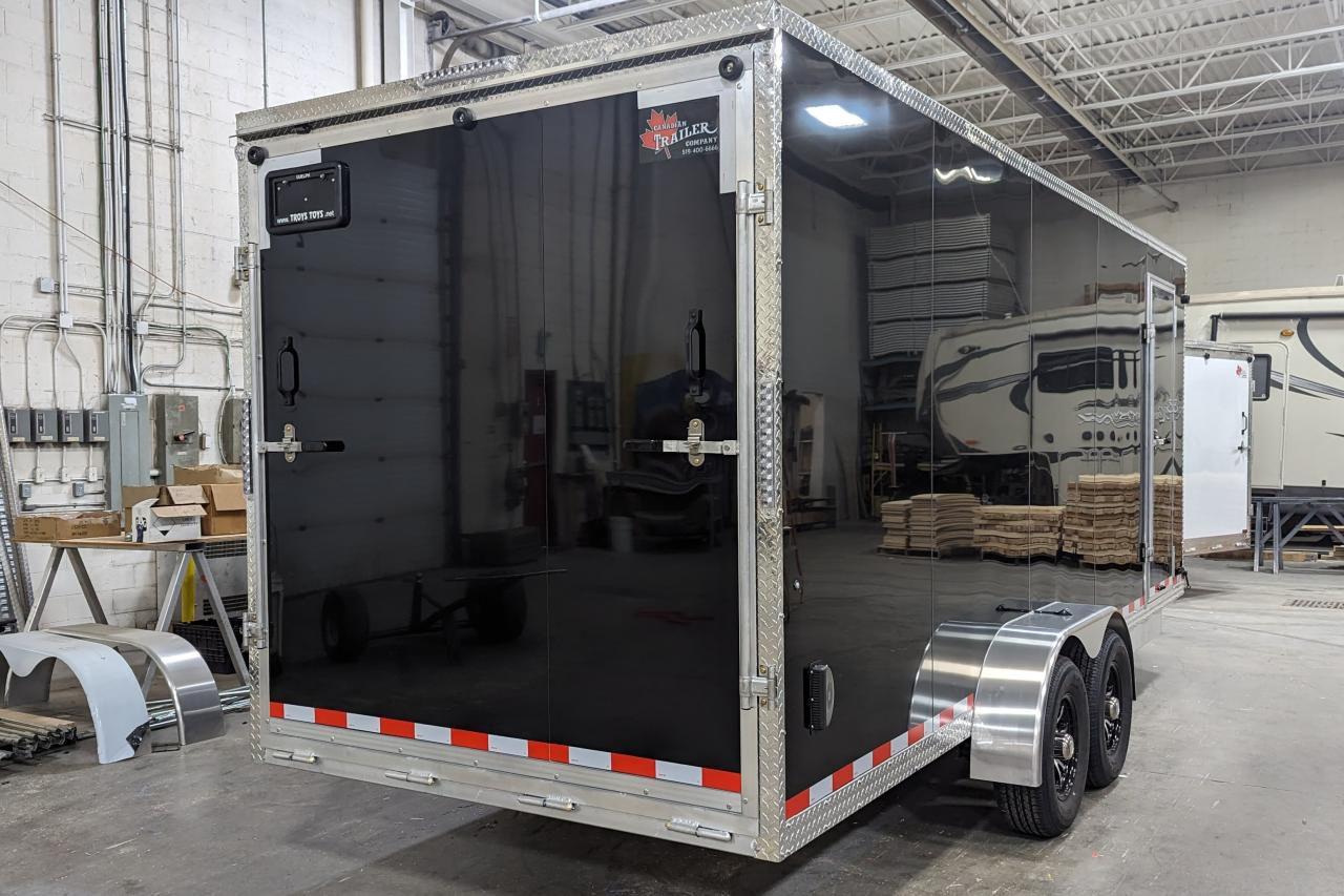 2024 Canadian Trailer Company 7x20 V-Nose Cargo Trailer Aluminum Tandem Axle