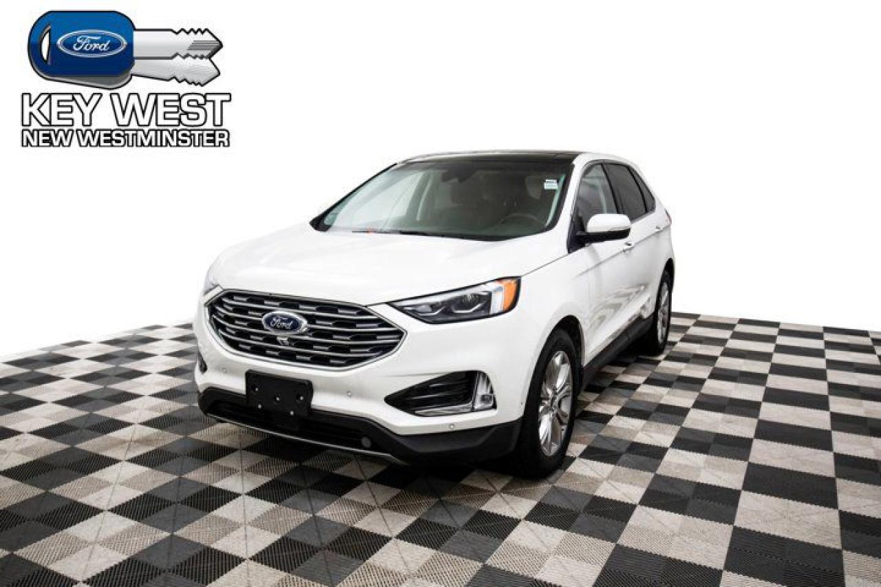 Used 2020 Ford Edge Titanium AWD Cold Weather Pkg Sunroof Leather Nav Cam Sync 3 for sale in New Westminster, BC