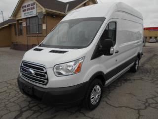 <p>3.7L V6, Automatic Transmission, HIGH ROOF, Transit T-350 1 Ton Capacity, 9500Lbs GVWR, 148inch Wheelbase, Air Conditioning, Power Windows, Power Door Locks, POWER SEAT, Remote Keyless Entry, REAR Backup CAMERA, SHELVING AND DIVIDER, Power Mirrors, Traction Control, Tilt Steering Wheel, AM/FM Stereo, Bluetooth Connectivity, Back-Up Camera, Sliding Door, Styled Wheels, New Brakes, One Owner, Excellent Condition, Looks Runs and Drives Great, Fully Certified, Ready For Work, Call For More Information! HST and License Fee NOT Include Safety package can be purchased for $499</p>