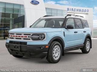 New 2024 Ford Bronco Sport Heritage Heated Seats | Tow Package | Remote Start for sale in Winnipeg, MB