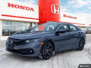 Used 2021 Honda Civic Sport FREE SET OF WINTER TIRES ON STEEL RIMS W/PURCHASE** for sale in Winnipeg, MB