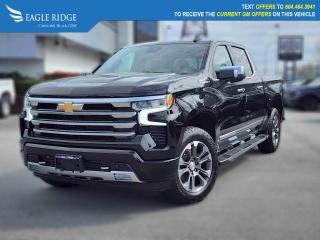 New 2024 Chevrolet Silverado 1500 High Country 4x4, Heated Seats, Engine control stop start, HD surround vision, Navigation for sale in Coquitlam, BC